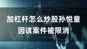 加杠杆怎么炒股孙悦童因该案件被限消
